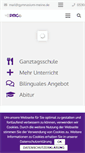 Mobile Screenshot of gymnasium-meine.de