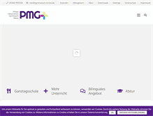 Tablet Screenshot of gymnasium-meine.de